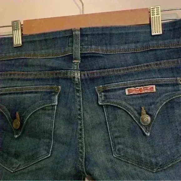 Hudson Ginny Straight Ankle with Cuff Cropped Jeans, Womens Size 25 - Picture 6 of 9